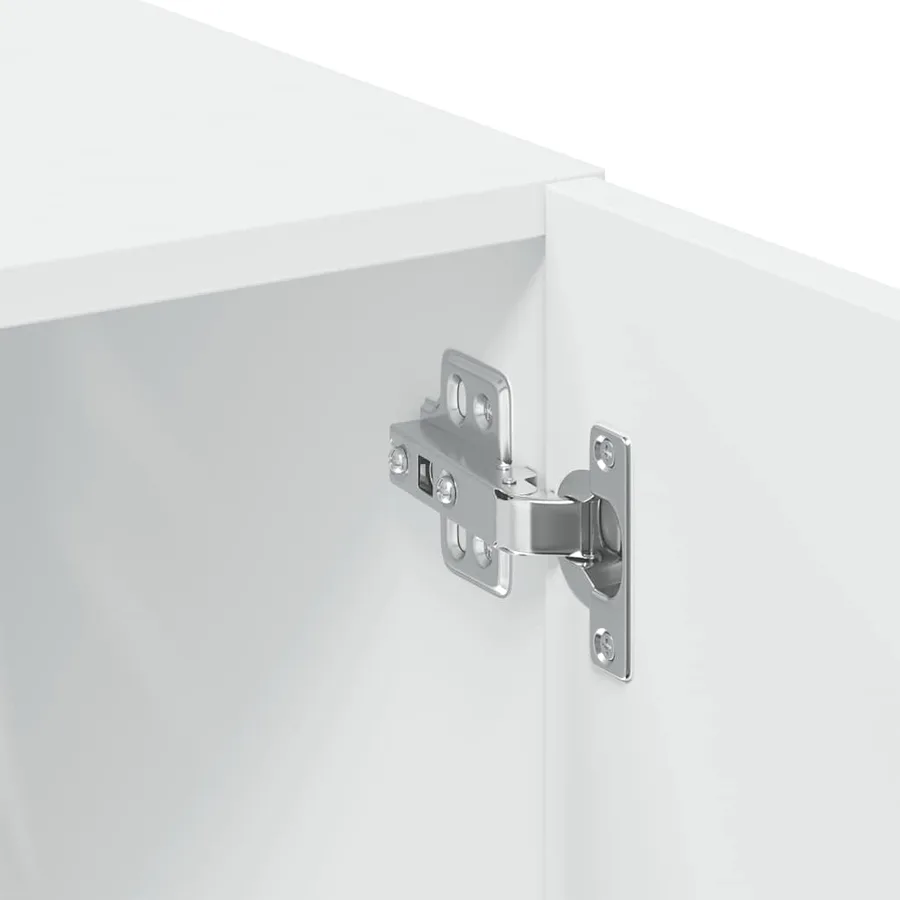 Armoire de rangement blanc 70x42,5x225 cm bois d'ingénierie - 11