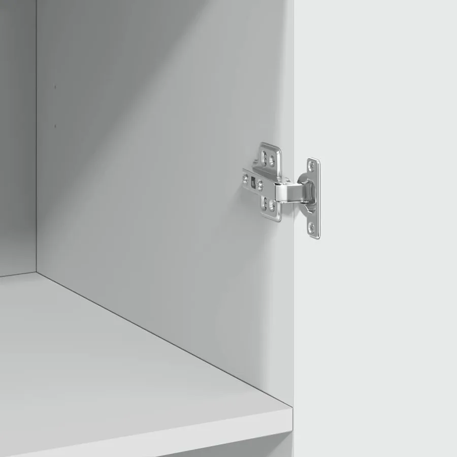 Armoire de rangement blanc 70x42,5x225 cm bois d'ingénierie - 9