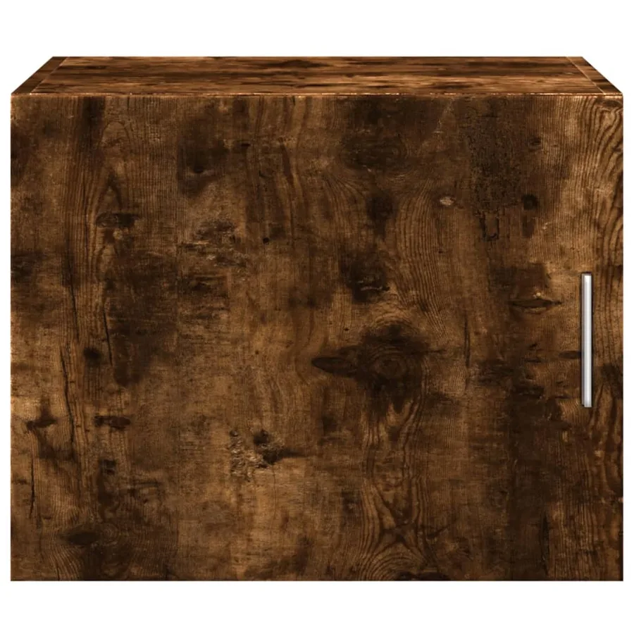 Armoire murale chêne fumé 50x42,5x40 cm bois d'ingénierie - 4