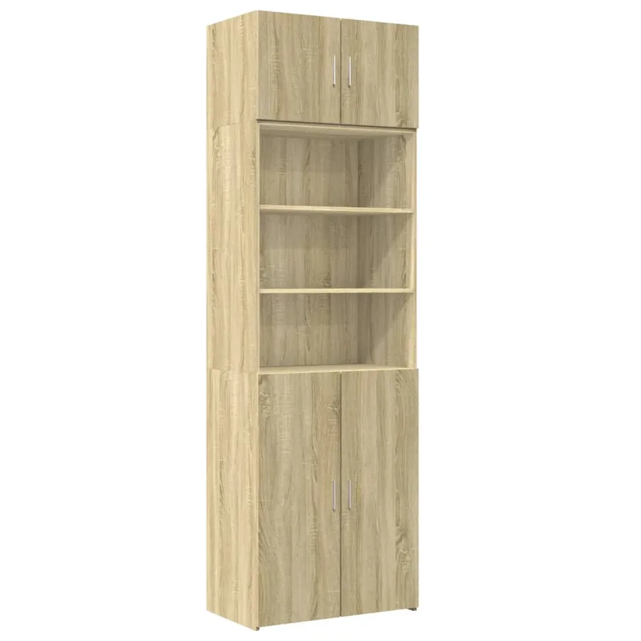 Armoire de rangement chêne sonoma 70x42,5x225 cm - 2