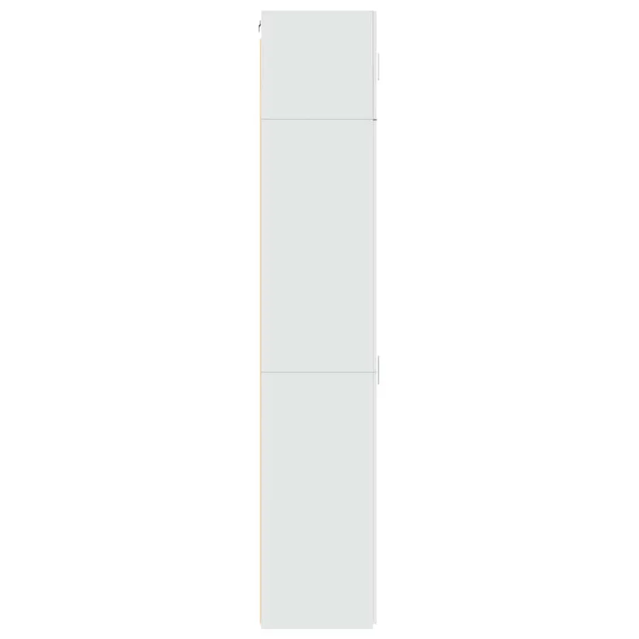 Armoire de rangement mince blanc 50x42,5x225 cm - 7