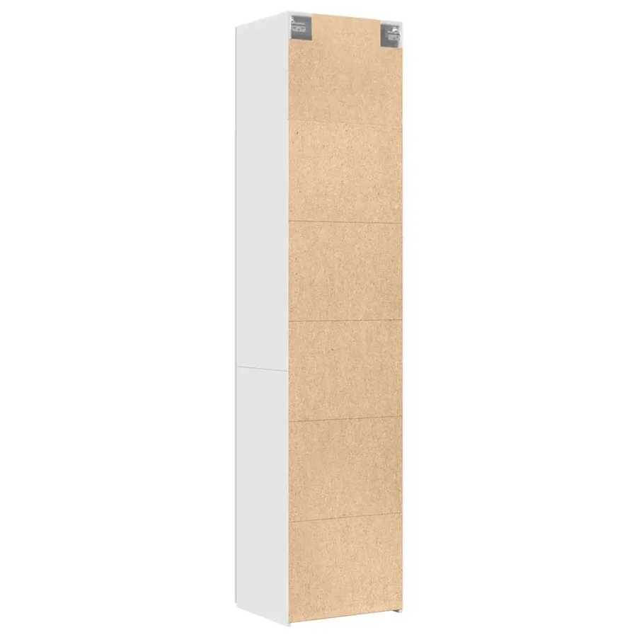 Armoire de rangement mince blanc 50x42,5x225 cm - 8