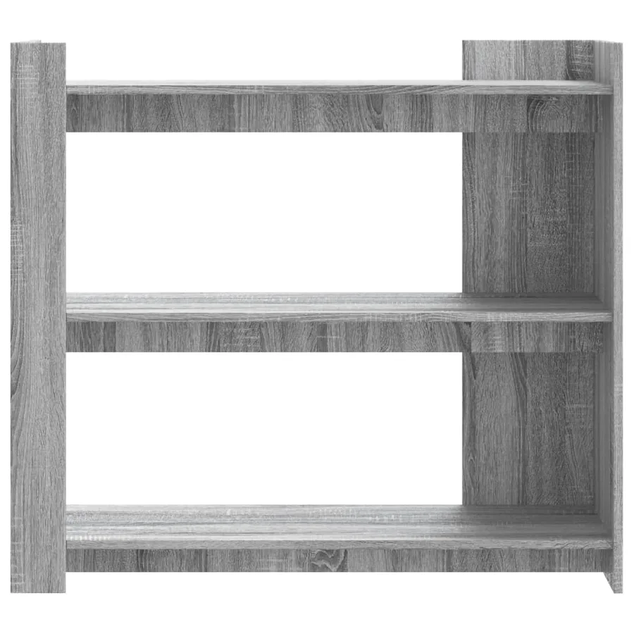 Table console sonoma gris 100x35x90 cm bois d'ingénierie - 4