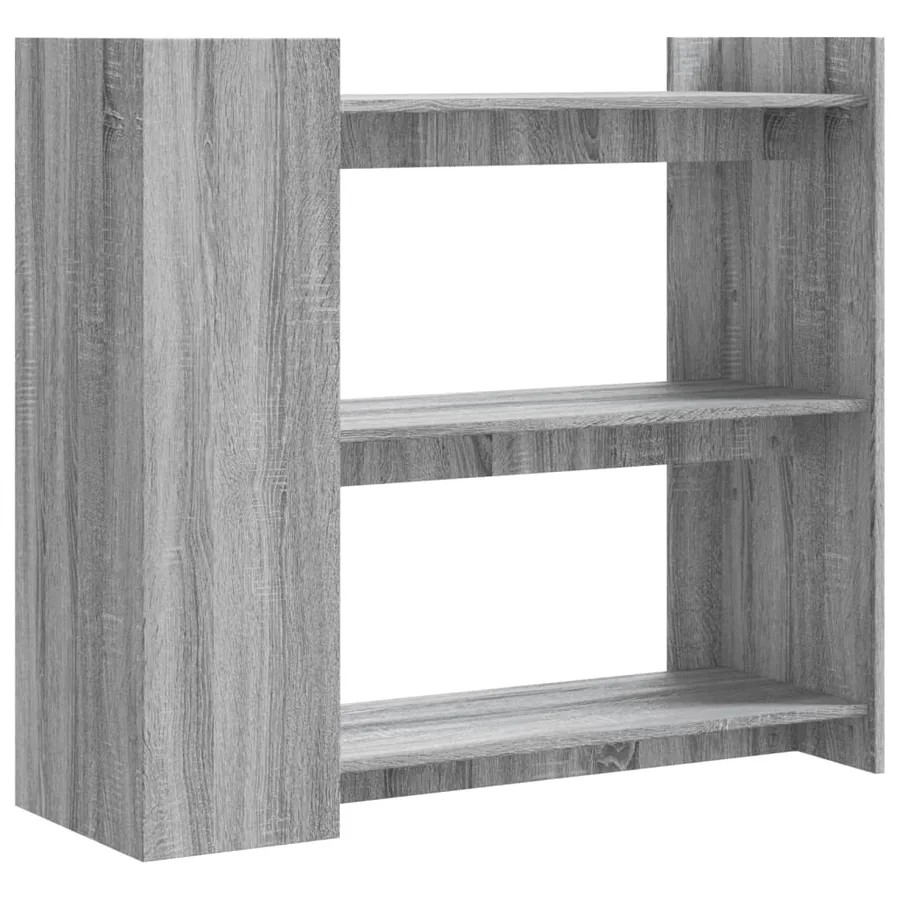 Table console sonoma gris 100x35x90 cm bois d'ingénierie - 6