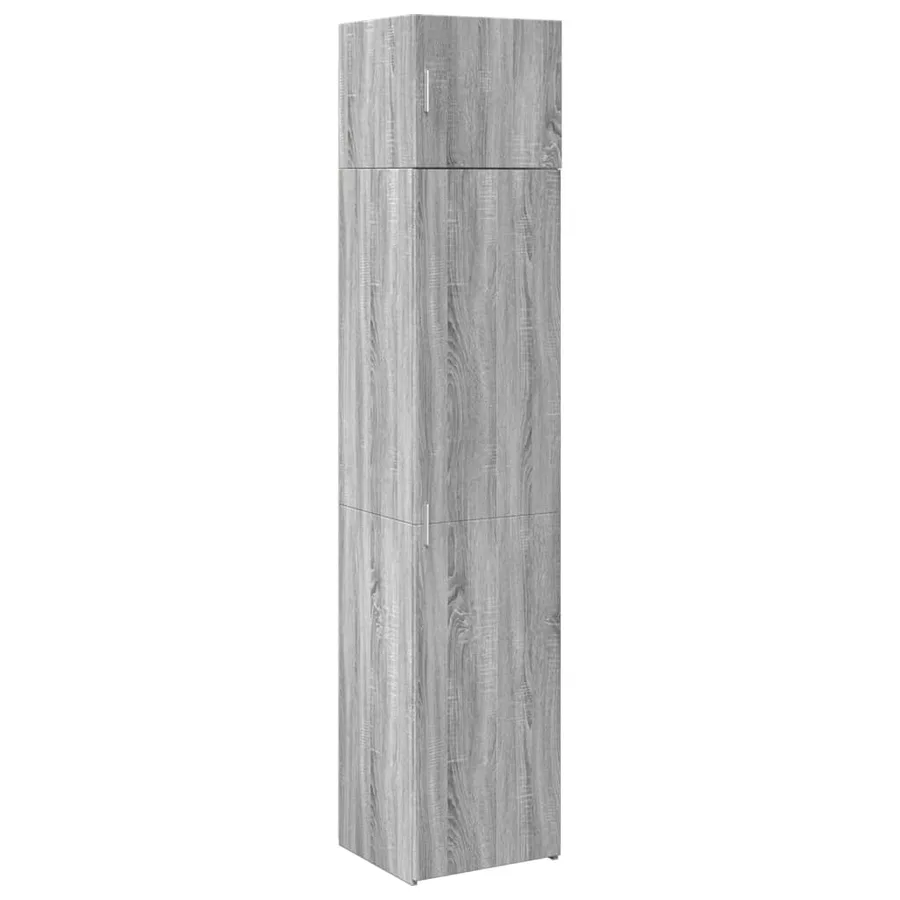 Armoire de rangement mince sonoma gris 45x42,5x225 cm - 2