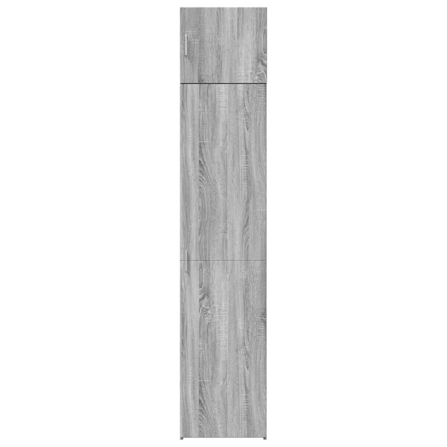Armoire de rangement mince sonoma gris 45x42,5x225 cm - 4