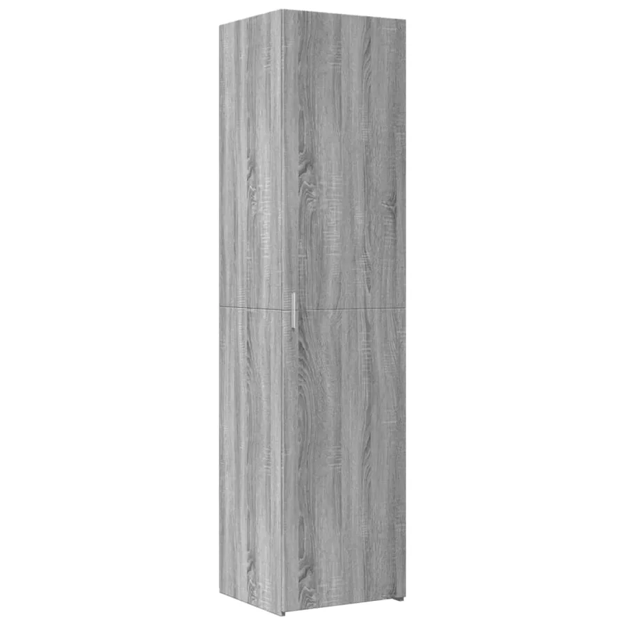 Armoire de rangement mince sonoma gris 45x42,5x225 cm - 6