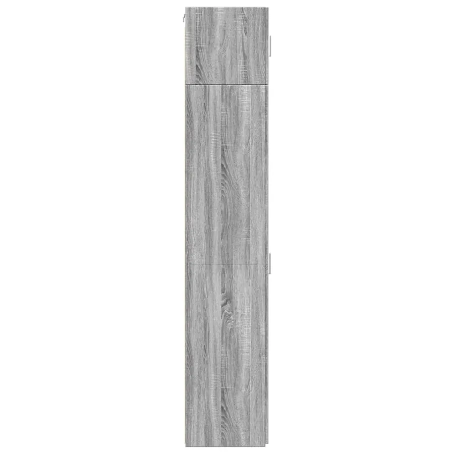 Armoire de rangement mince sonoma gris 45x42,5x225 cm - 7