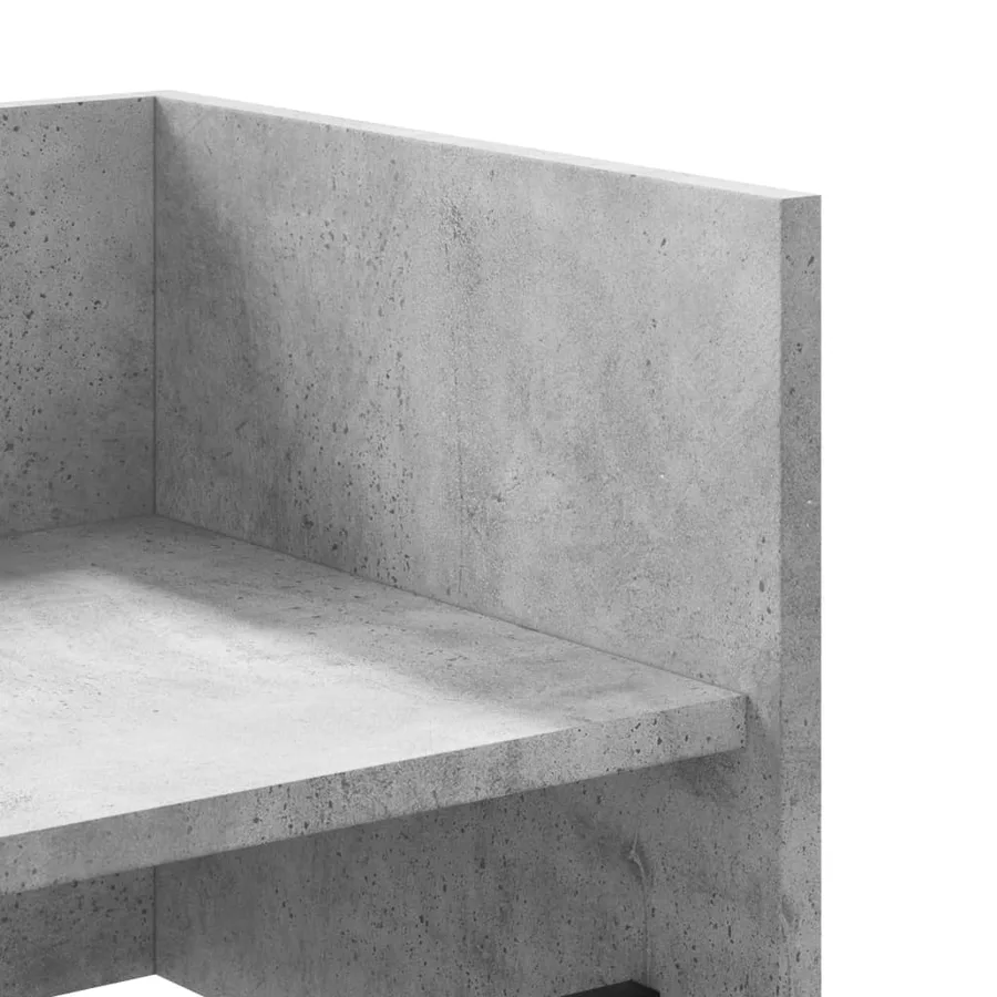 Étagère murale gris béton 70,5x35x30,5 cm bois d'ingénierie - 7