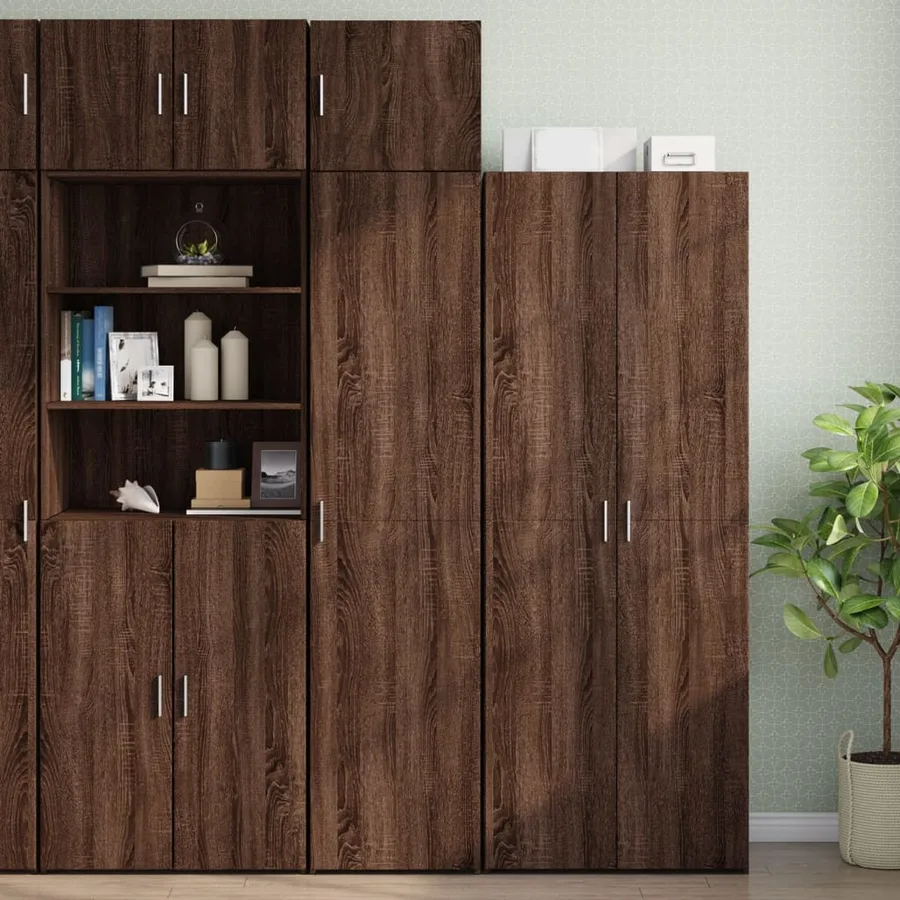 Armoire murale chêne marron 45x42,5x40 cm bois d'ingénierie - 3