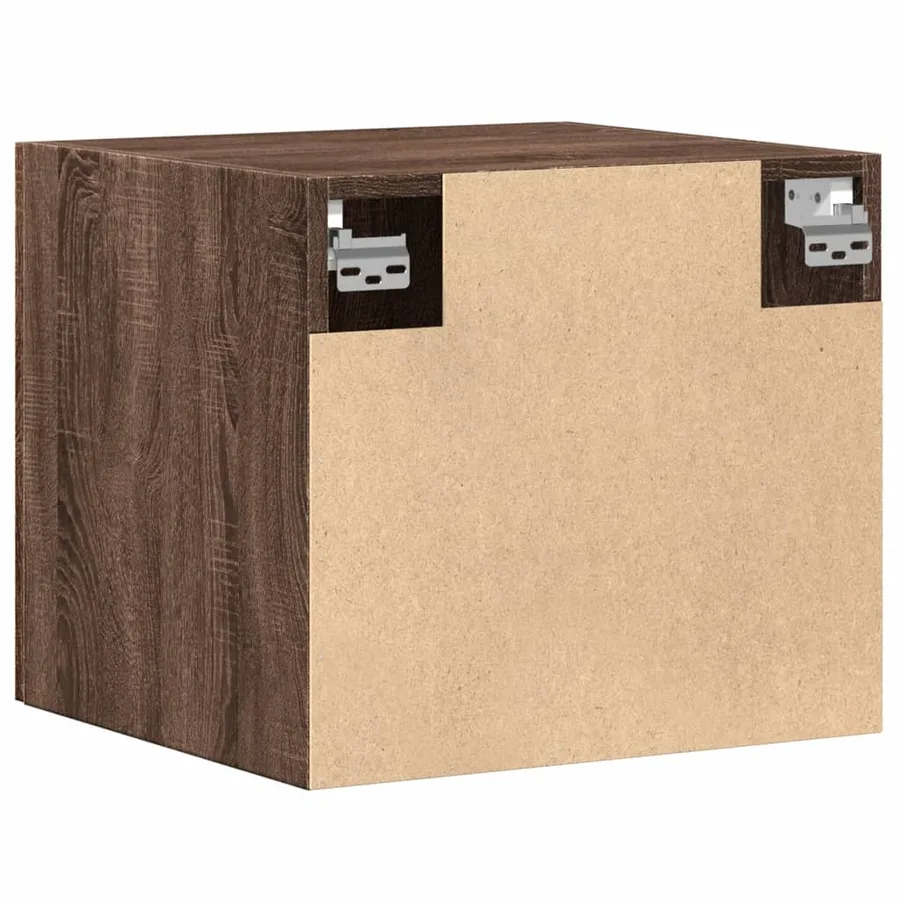 Armoire murale chêne marron 45x42,5x40 cm bois d'ingénierie - 6