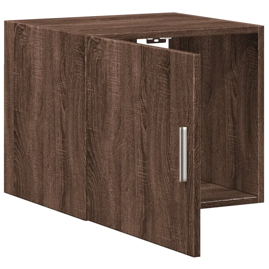 Armoire murale chêne marron 45x42,5x40 cm bois d'ingénierie - 7