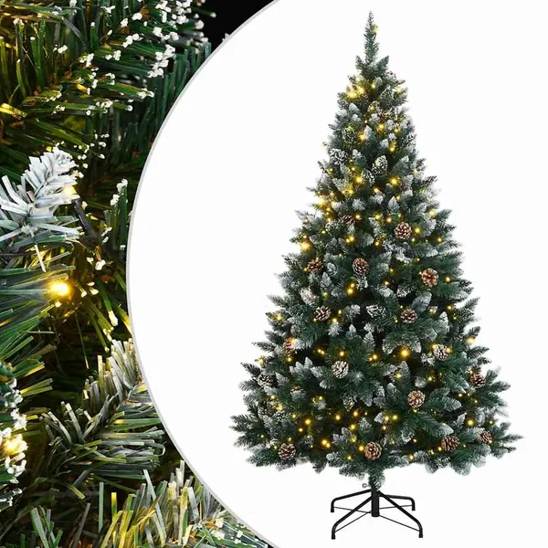 Sapin de Noël artificiel 150 LED 120 cm
