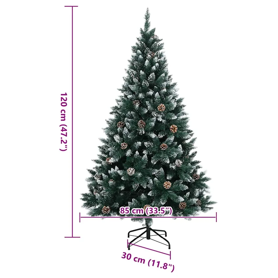 Sapin de Noël artificiel 150 LED 120 cm - 12