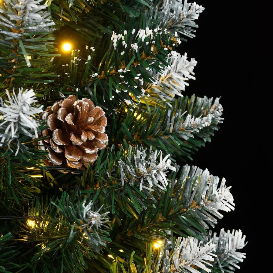 Sapin de Noël artificiel mince 150 LED 120 cm - 10