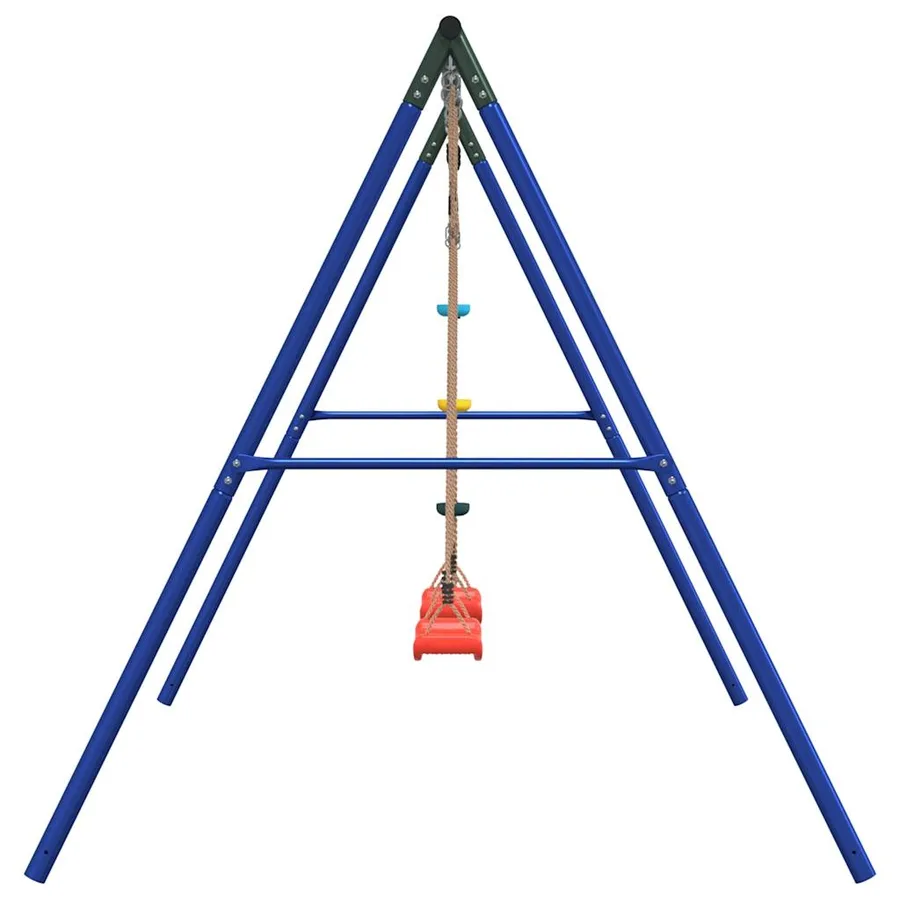 Ensemble balançoire d'extérieur balançoires et corde à disque - 4