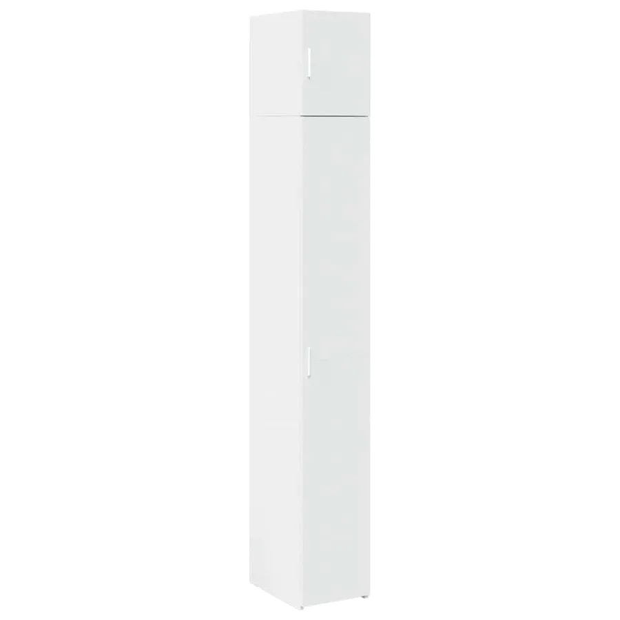Armoire de rangement mince blanc 30x42,5x225 cm - 2