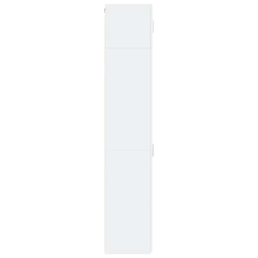 Armoire de rangement mince blanc 30x42,5x225 cm - 7