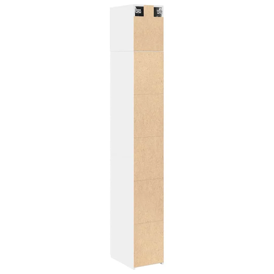 Armoire de rangement mince blanc 30x42,5x225 cm - 8
