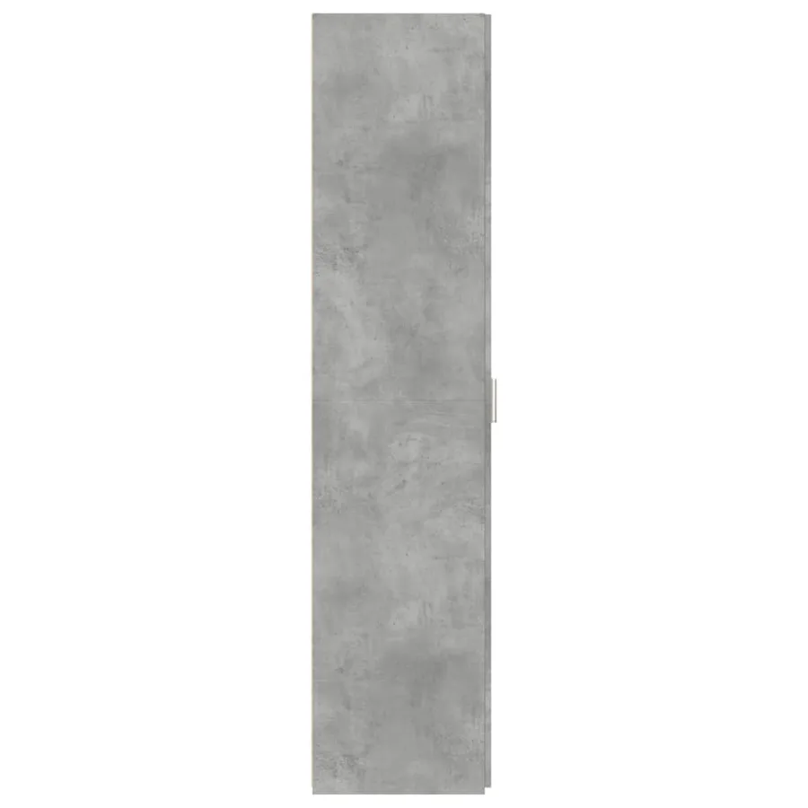 Buffet haut gris béton 30x42,5x185 cm bois d'ingénierie - 5