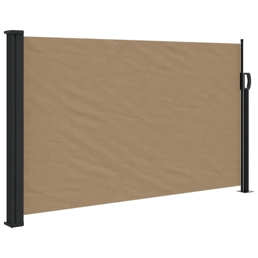 Auvent latéral rétractable taupe 120x600 cm - 2