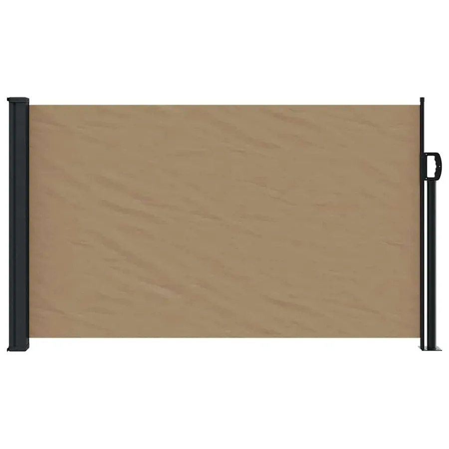 Auvent latéral rétractable taupe 120x600 cm - 3