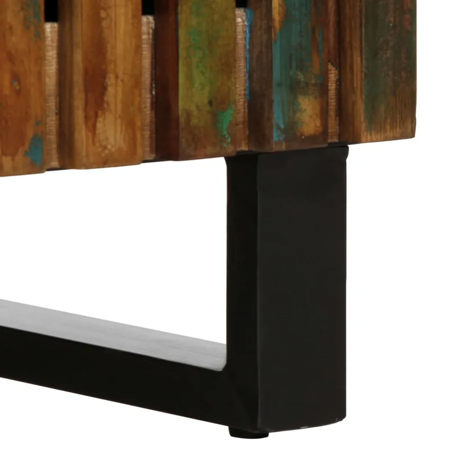 Buffet 38x34x160 cm bois d'acacia massif - 9