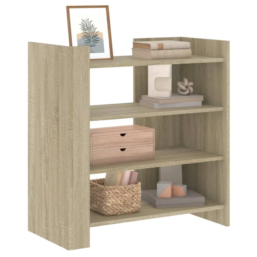 Buffet chêne sonoma 73,5x35x75 cm bois d'ingénierie - 3