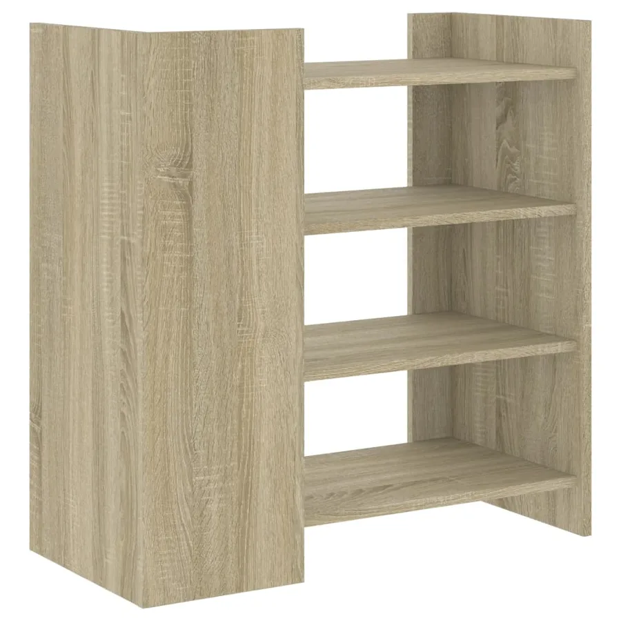 Buffet chêne sonoma 73,5x35x75 cm bois d'ingénierie - 6