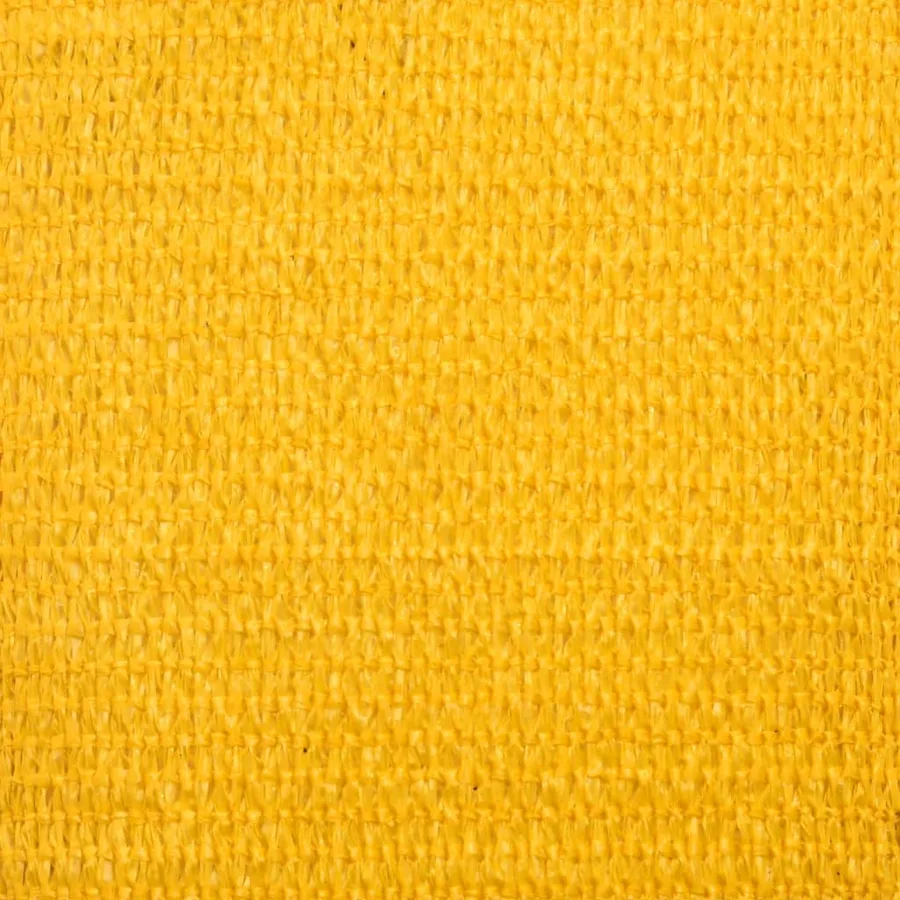 Voile d'ombrage 160 g/m² rectangulaire jaune 2x3 m PEHD - 9