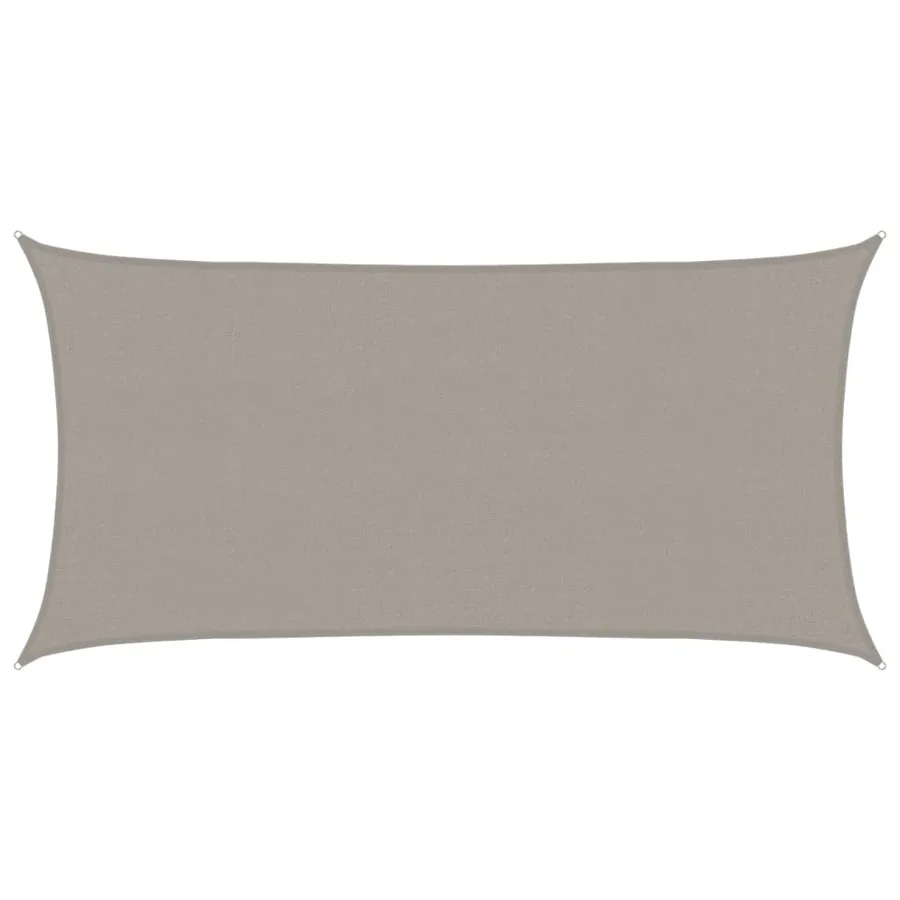 Voile d'ombrage 160 g/m² rectangulaire gris clair 2,5x4,5m PEHD - 2