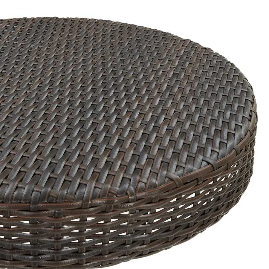 Ensemble de bar de jardin avec coussins 5 pcs marron poly rotin - 7