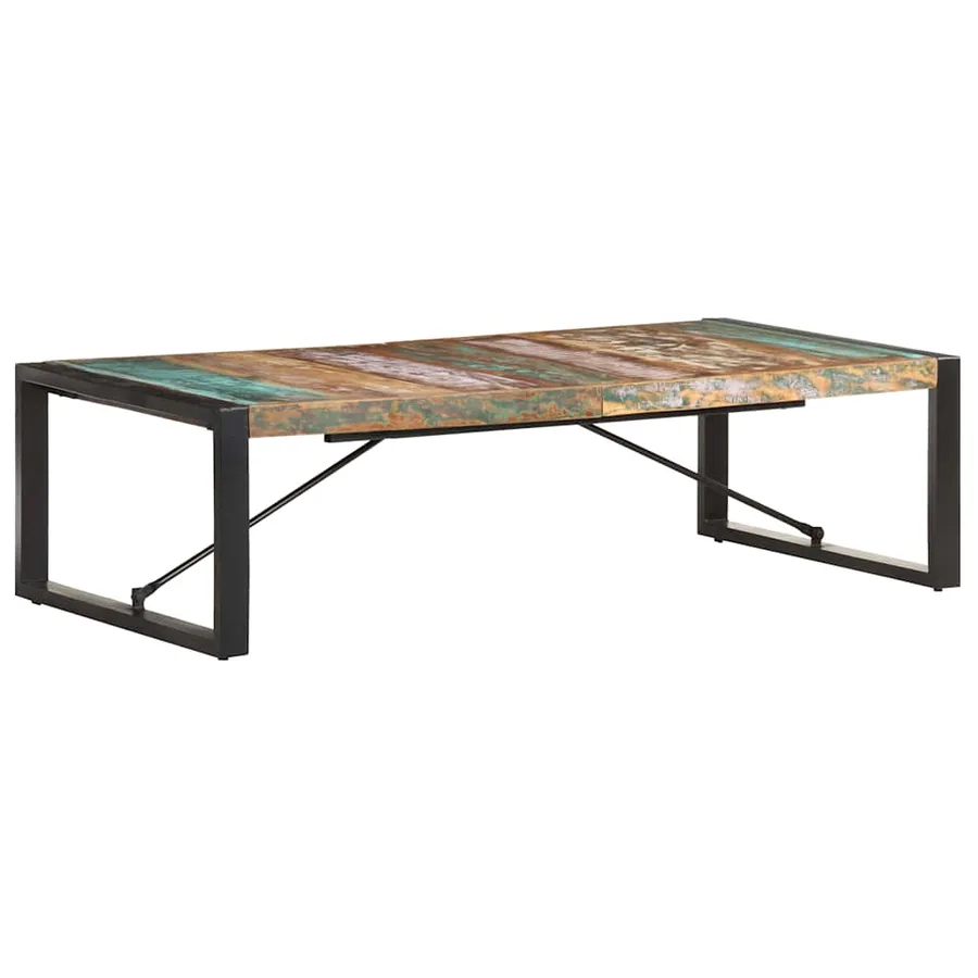 Table basse 140x70x40 cm Bois de récupération solide