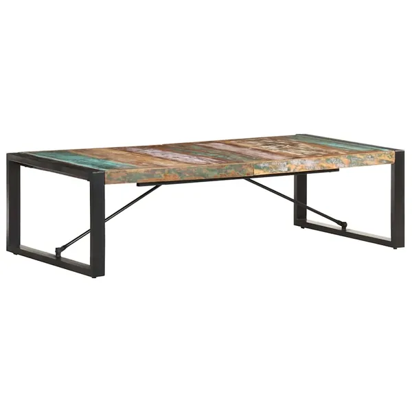 Table basse 140x70x40 cm Bois de récupération solide