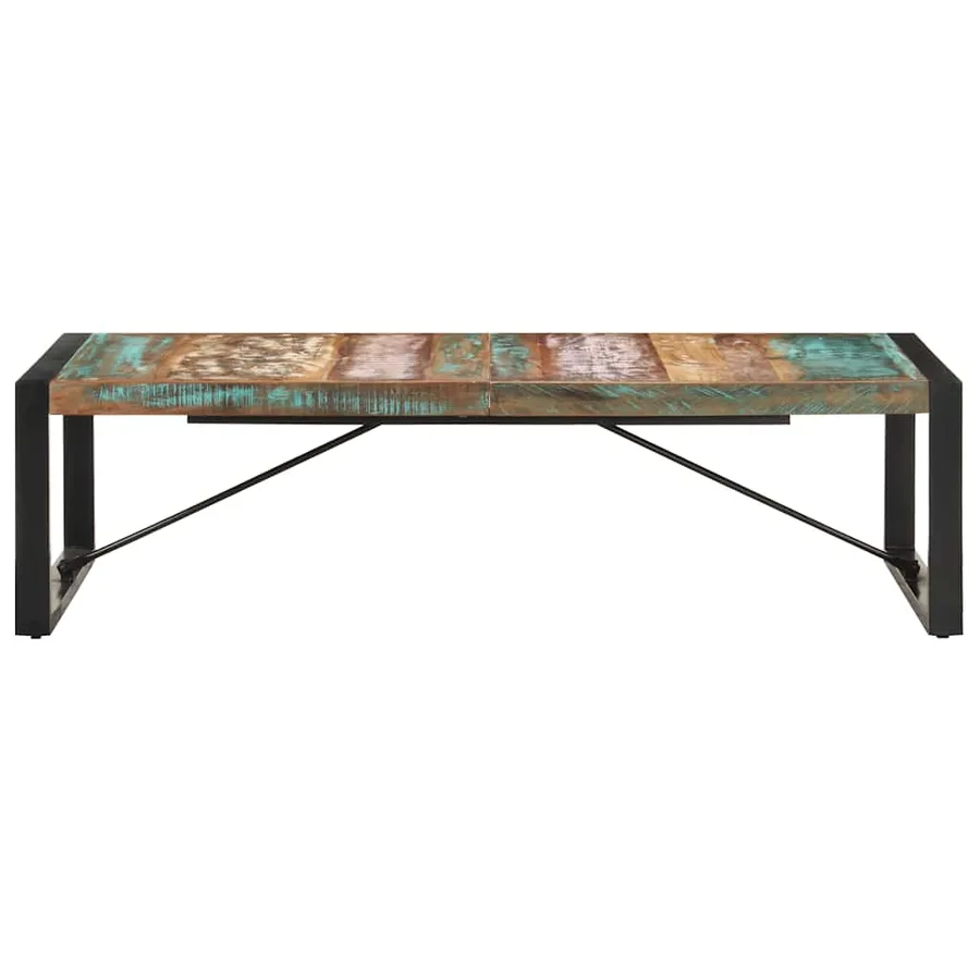 Table basse 140x70x40 cm Bois de récupération solide - 2