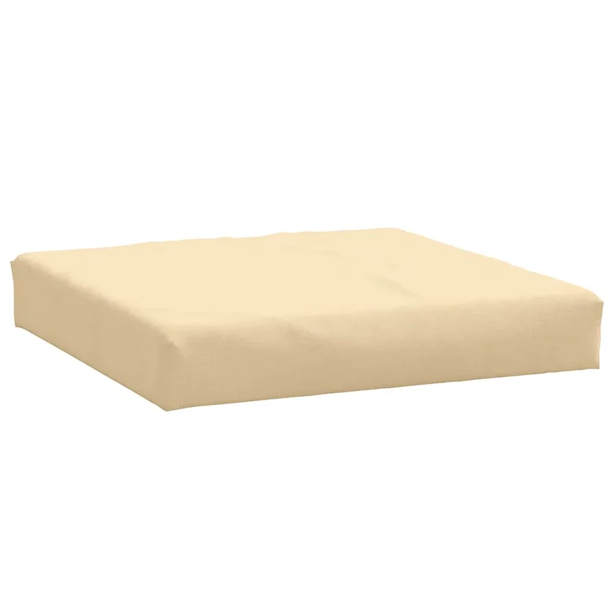 Coussin de palette beige mélangé 60x60x9,5 cm tissu - 2