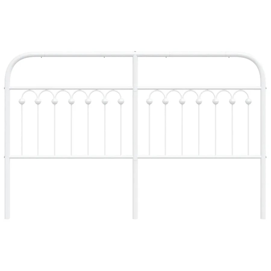 Tête de lit de remplacement métal blanc 150 cm - 4