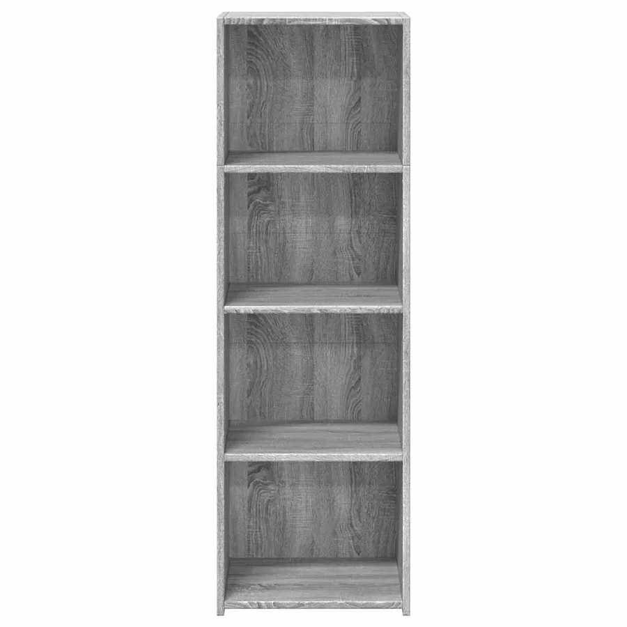 Buffet haut sonoma gris 40x41x124 cm bois d'ingénierie - 4