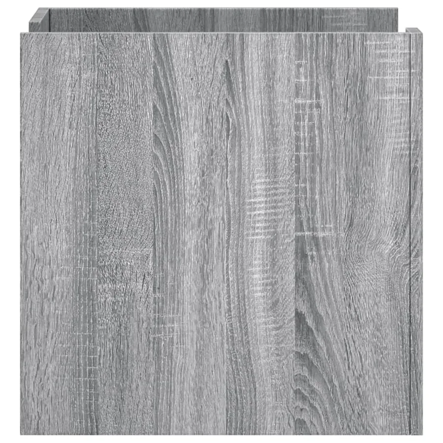 Table de chevet sonoma gris 45x50x50 cm bois d'ingénierie - 5