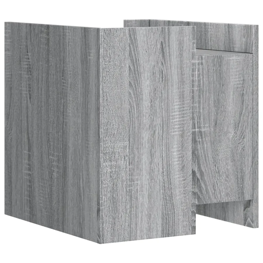 Table de chevet sonoma gris 45x50x50 cm bois d'ingénierie - 6