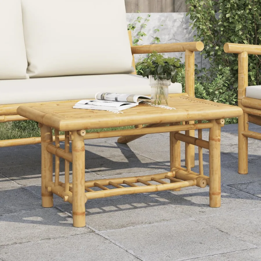Table basse 70x45x36 cm bambou
