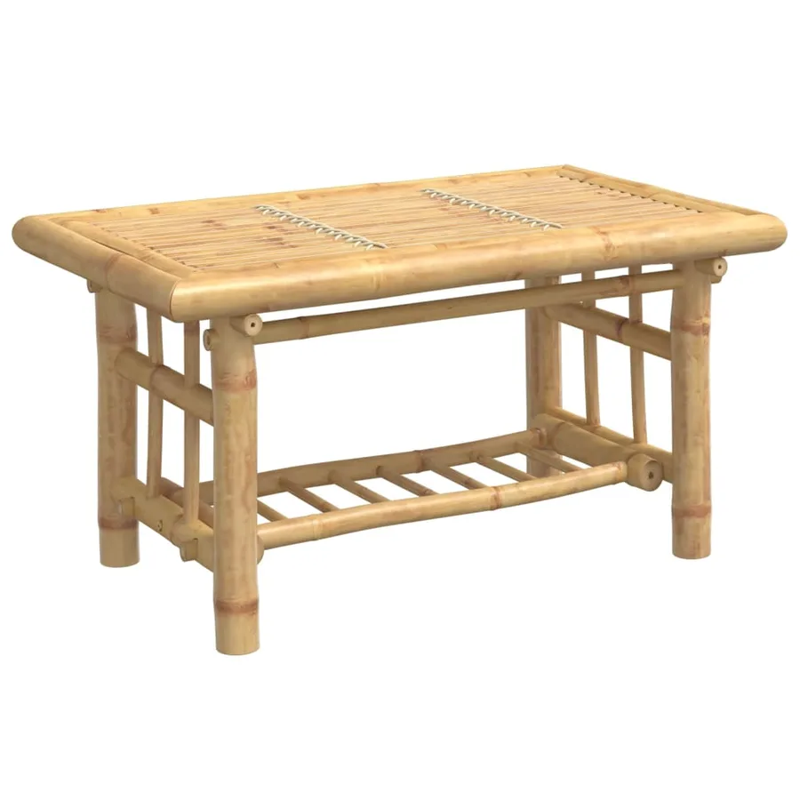 Table basse 70x45x36 cm bambou - 2