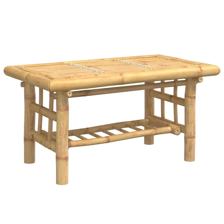 Table basse 70x45x36 cm bambou - 5