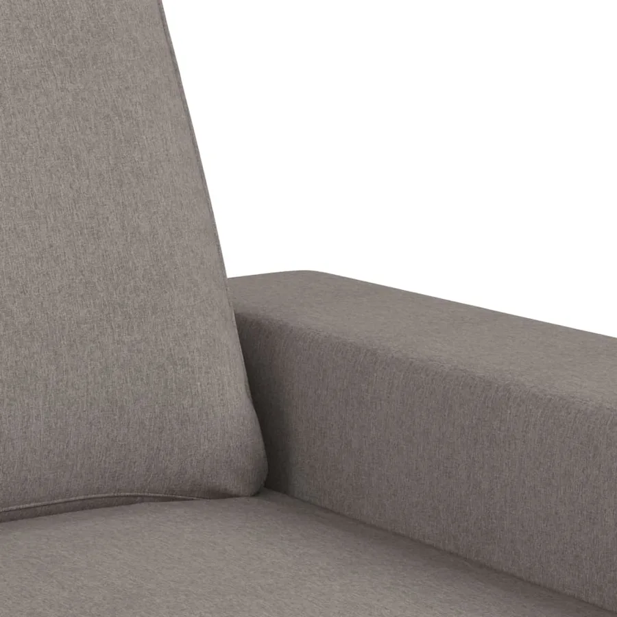 Ensemble de canapés 3 pcs taupe tissu - 6