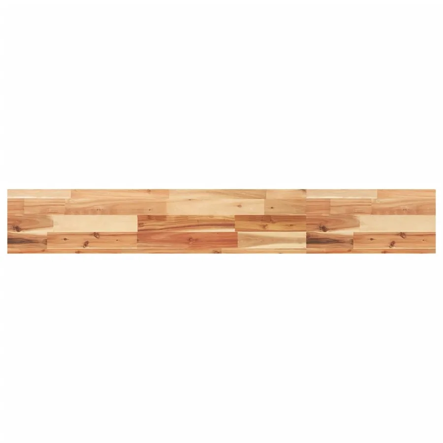 Étagère flottante 140x20x4 cm acacia massif finition à l'huile - 2