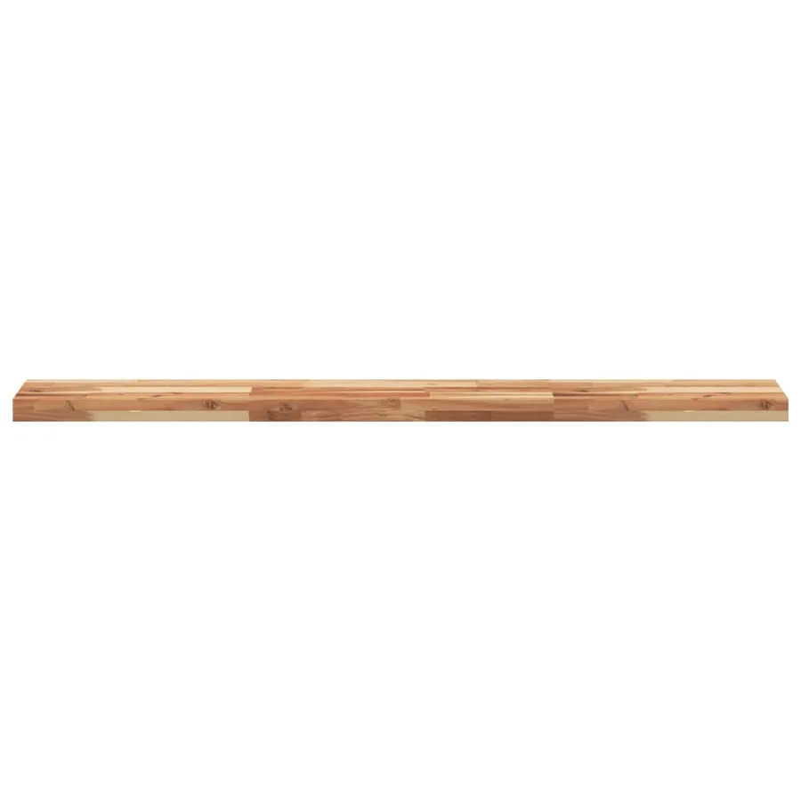 Étagère flottante 140x20x4 cm acacia massif finition à l'huile - 4