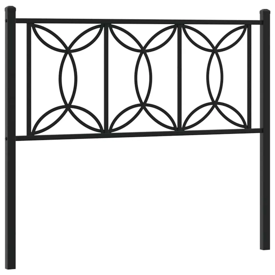 Tête de lit de remplacement métal noir 107 cm - 2