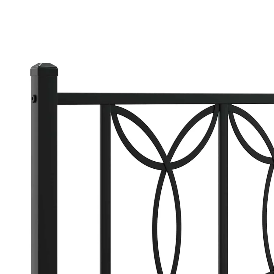 Tête de lit de remplacement métal noir 107 cm - 5