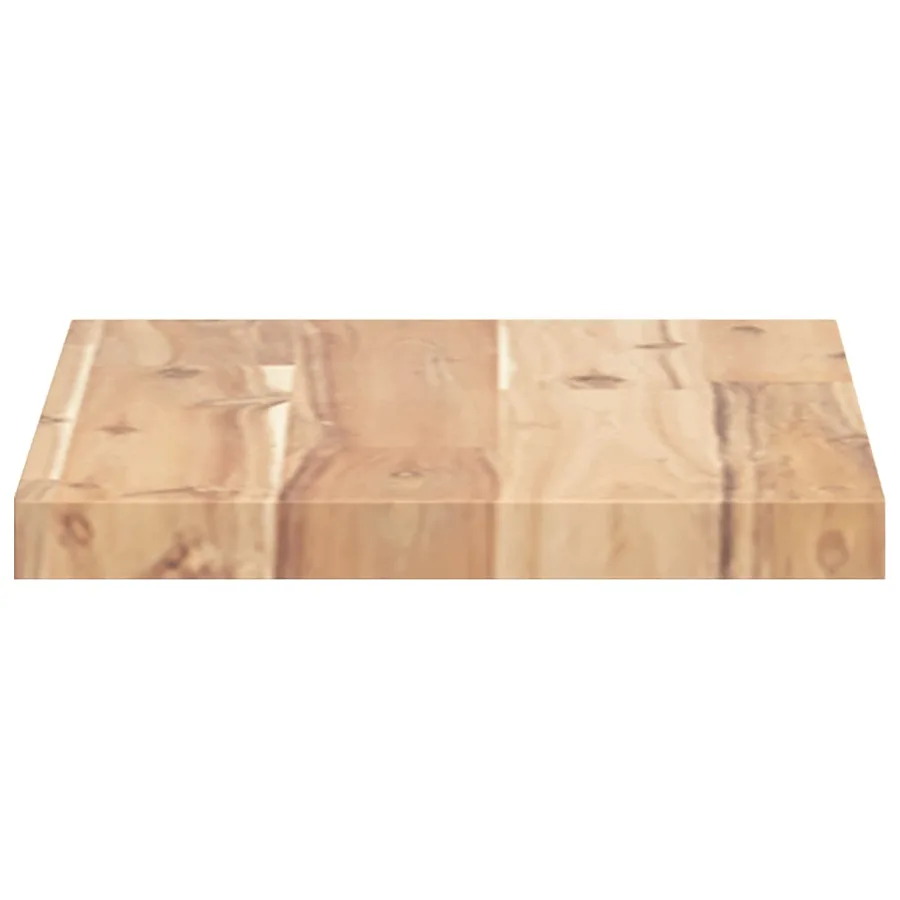 Étagère "flottante" 40x20x2 cm bois d'acacia massif non traité - 5