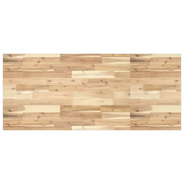 Dessus de meuble de salle de bain non traité bois d'acacia